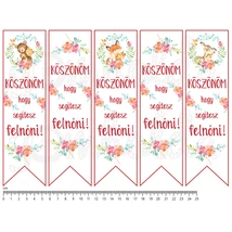 Mintás barkácsfilc - könyvjelző - Mother and Baby - anyák napi Mintás barkácsfilc - könyvjelző - Mother and Baby - anyák napi