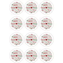 Mintás barkácsfilc - karácsonyi feliratok - kör