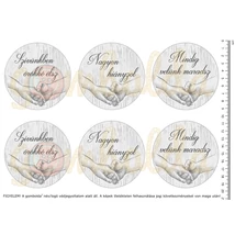 Mintás barkácsfilc - kegyeleti körök - nagy Mintás barkácsfilc - kegyeleti körök - nagy