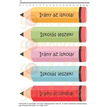 Mintás barkácsfilc - könyvjelző - ceruzák