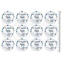 Mintás barkácsfilc - A legjobb Apa - kéz a kézben - kék Mintás barkácsfilc - A legjobb Apa - kéz a kézben - kék