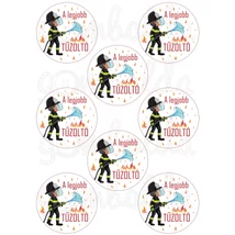 Mintás barkácsfilc - A legjobb tűzoltó Mintás barkácsfilc - A legjobb tűzoltó