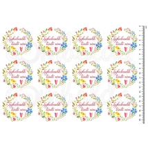 Mintás barkácsfilc - legkedvesebb tanító néni koszorúk Mintás barkácsfilc - legkedvesebb tanító néni koszorúk