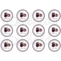 Befőző címke mintás barkácsfilc - szilva - 60mm Befőző címke mintás barkácsfilc - szilva - 60mm