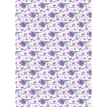 Mintás barkácsfilc - levendula csokrok macaronnal Mintás barkácsfilc - levendula csokrok macaronnal