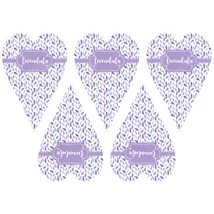 Mintás barkácsfilc - levendula szirmos szívek Mintás barkácsfilc - levendula szirmos szívek