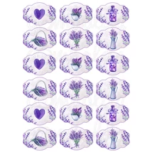 Mintás barkácsfilc - levendula Provence - etikettek Mintás barkácsfilc - levendula Provence - etikettek