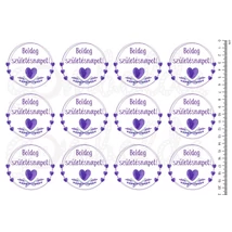 Mintás barkácsfilc - levendula Provence - kör - Boldog születésnapot! Mintás barkácsfilc - levendula Provence - kör - Boldog születésnapot!