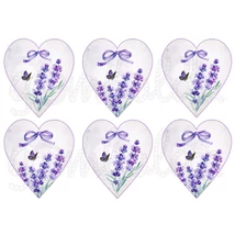 Mintás barkácsfilc - levendula Provence - szívekben Mintás barkácsfilc - levendula Provence - szívekben