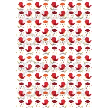 Mintás barkácsfilc - madarak esőben Mintás barkácsfilc - madarak esőben