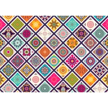 Mintás barkácsfilc - mandalák