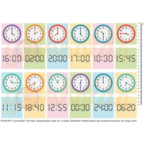 Mintás barkácsfilc - memória játék alap - DUPLA - idő