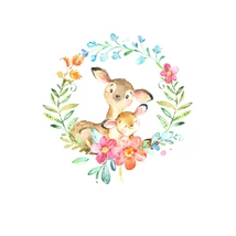 Mintás barkácsfilc - Mother and Baby - őzikék Mintás barkácsfilc - Mother and Baby - őzikék