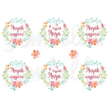 Mintás barkácsfilc - Mother and Baby koszorúk - anyák napjára Mintás barkácsfilc - Mother and Baby koszorúk - anyák napjára