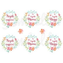 Mintás barkácsfilc - Mother and Baby koszorúk - A legjobb Mama