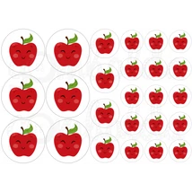 Ovis jel mintás barkácsfilc - alma