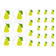 Ovis jel mintás barkácsfilc - körte