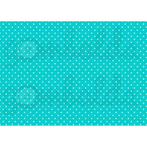 Mintás barkácsfilc - kékes alapon fehér pöttyös