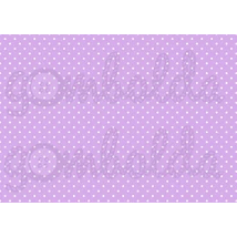 Mintás barkácsfilc - lila alapon fehér apró pöttyös Mintás barkácsfilc - lila alapon fehér apró pöttyös