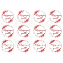 Mintás barkácsfilc - pedagógusnapra - pipacsos Mintás barkácsfilc - pedagógusnapra - pipacsos