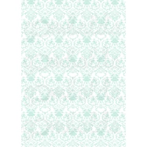 Mintás barkácsfilc - shabby chic menta - fehér alapon mintás Mintás barkácsfilc - shabby chic menta - fehér alapon mintás