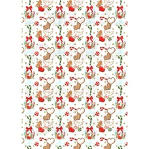 Mintás barkácsfilc - Sweet Christmas - angyalkás