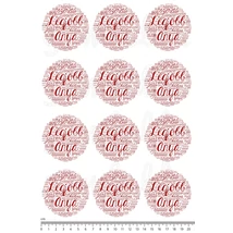 Mintás barkácsfilc - szófelhő - Legjobb Anya - 12db