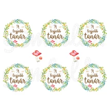 Mintás barkácsfilc - A legjobb tanár - koszorúban Mintás barkácsfilc - A legjobb tanár - koszorúban