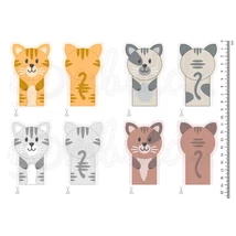 Mintás barkácsfilc - cicás ujjbábok Mintás barkácsfilc - cicás ujjbábok