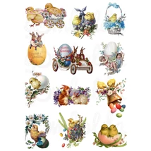 Mintás barkácsfilc - vintage húsvét Mintás barkácsfilc - vintage húsvét