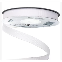 Ripsz szalag - 10mm - 20m - fehér Ripsz szalag - 10mm - 20m - fehér