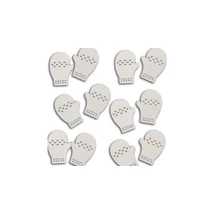 Fehér fa kesztyű 5cm - 5db Fehér fa kesztyű 5cm - 5db