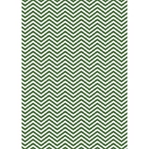 Mintás barkácsfilc - Christmas Basics - zöld cikk-cakk