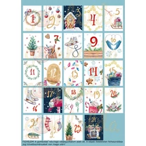 Mintás barkácsfilc - adventi számok - festett karácsony Mintás barkácsfilc - adventi számok - festett karácsony