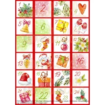 Mintás barkácsfilc - adventi számok - Winter Fun hóember