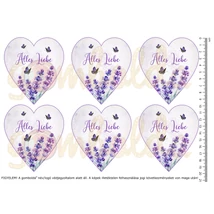 Mintás barkácsfilc - levendula Provence - Alles Liebe