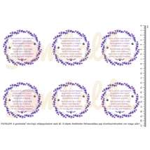 Mintás barkácsfilc - Azt a sok jót... - levendulás - kicsik Mintás barkácsfilc - Azt a sok jót... - levendulás - kicsik