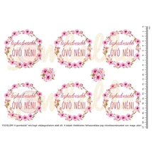 Mintás barkácsfilc - cseresznyevirágos koszorúk - óvó néni Mintás barkácsfilc - cseresznyevirágos koszorúk - óvó néni