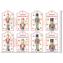 Mintás barkácsfilc - diótörők - ajándékkísérők Mintás barkácsfilc - diótörők - ajándékkísérők