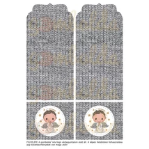 Mintás barkácsfilc - evőeszköz tartó alap - cuki fiú angyalka Mintás barkácsfilc - evőeszköz tartó alap - cuki fiú angyalka