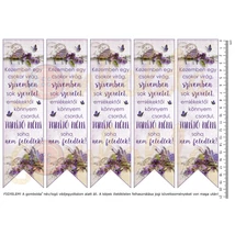 Mintás barkácsfilc - könyvjelző - Kezemben egy csokor virág - Tanító néni - levendulás Mintás barkácsfilc - könyvjelző - Kezemben egy csokor virág - Tanító néni - levendulás