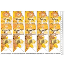 Mintás barkácsfilc - könyvjelző - A könyv egy kapu - falevelek Mintás barkácsfilc - könyvjelző - A könyv egy kapu - falevelek