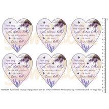 Mintás barkácsfilc - levendula Provence - Még nem elég