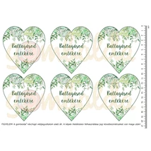 Mintás barkácsfilc - pozsgás szívek - ballagásod emlékére Mintás barkácsfilc - pozsgás szívek - ballagásod emlékére