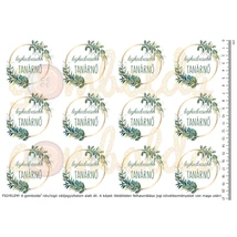 Mintás barkácsfilc - zöld leveles koszorú - legkedvesebb tanárnő Mintás barkácsfilc - zöld leveles koszorú - legkedvesebb tanárnő