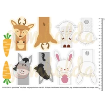 Mintás barkácsfilc - Visszajött a répa ujjbábok