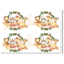 Mintás barkácsfilc - Woodland Animals - Helló Tél Mintás barkácsfilc - Woodland Animals - Helló Tél