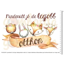 Mintás barkácsfilc - Woodland Animals - Mindenütt jó