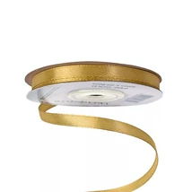 Szatén szalag tekercs - 6mm - 22m - arany