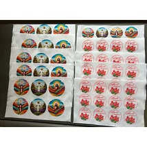 Vegyes mintás barkácsfilc csomag - 10db - 02 Vegyes mintás barkácsfilc csomag - 10db - 02